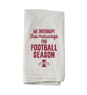Football Season Iowa State University Towel